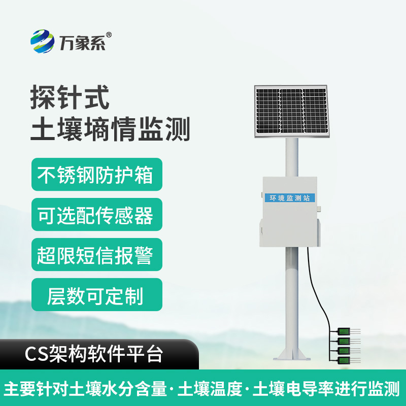 探針式多點土壤水分監測系統，不挖土也能知旱澇？