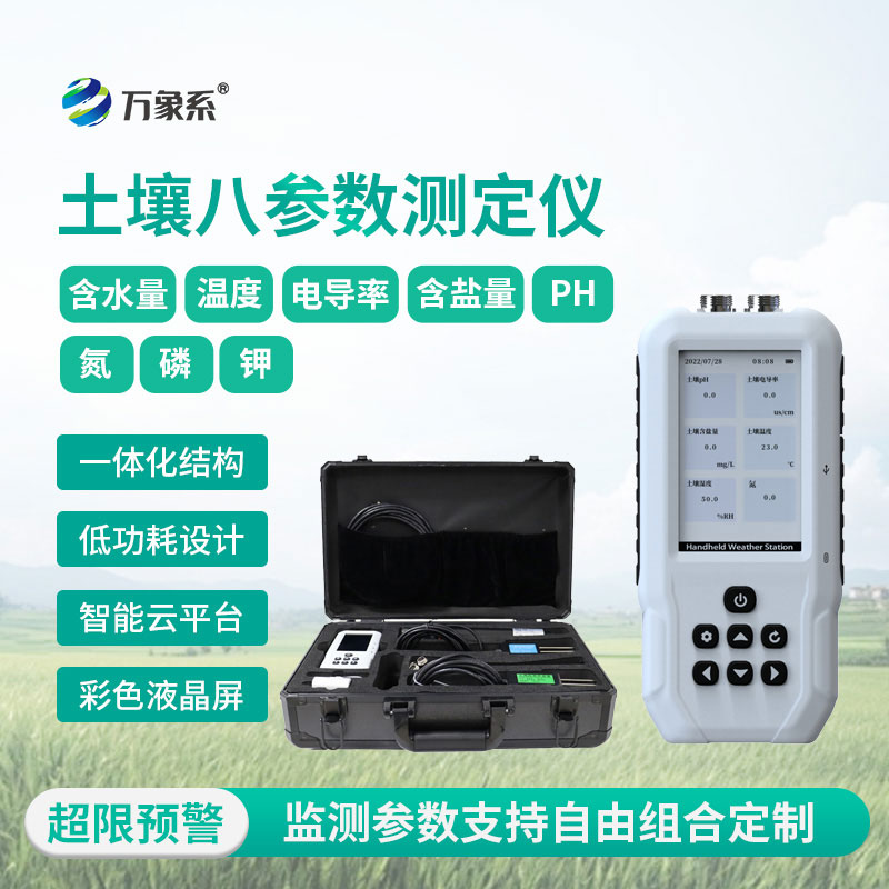 告別憑感覺種地：土壤水分溫度鹽分電導率PH氮磷鉀測定儀來了